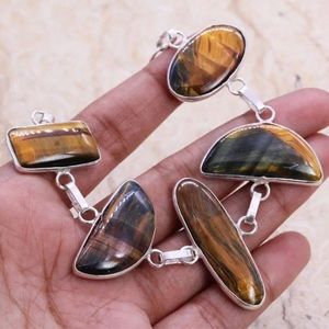 NWOT Tiger Eye silver bracelet, 7 3/4 inches